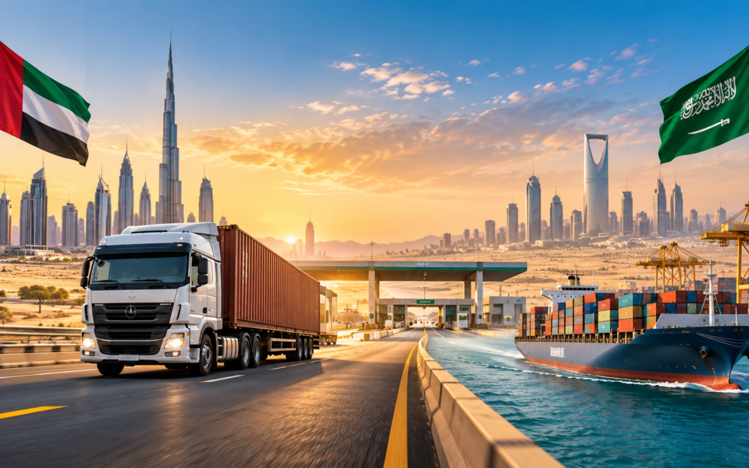 UAE to Saudi Arabia Freight: The Complete Land & Sea Shipping Guide